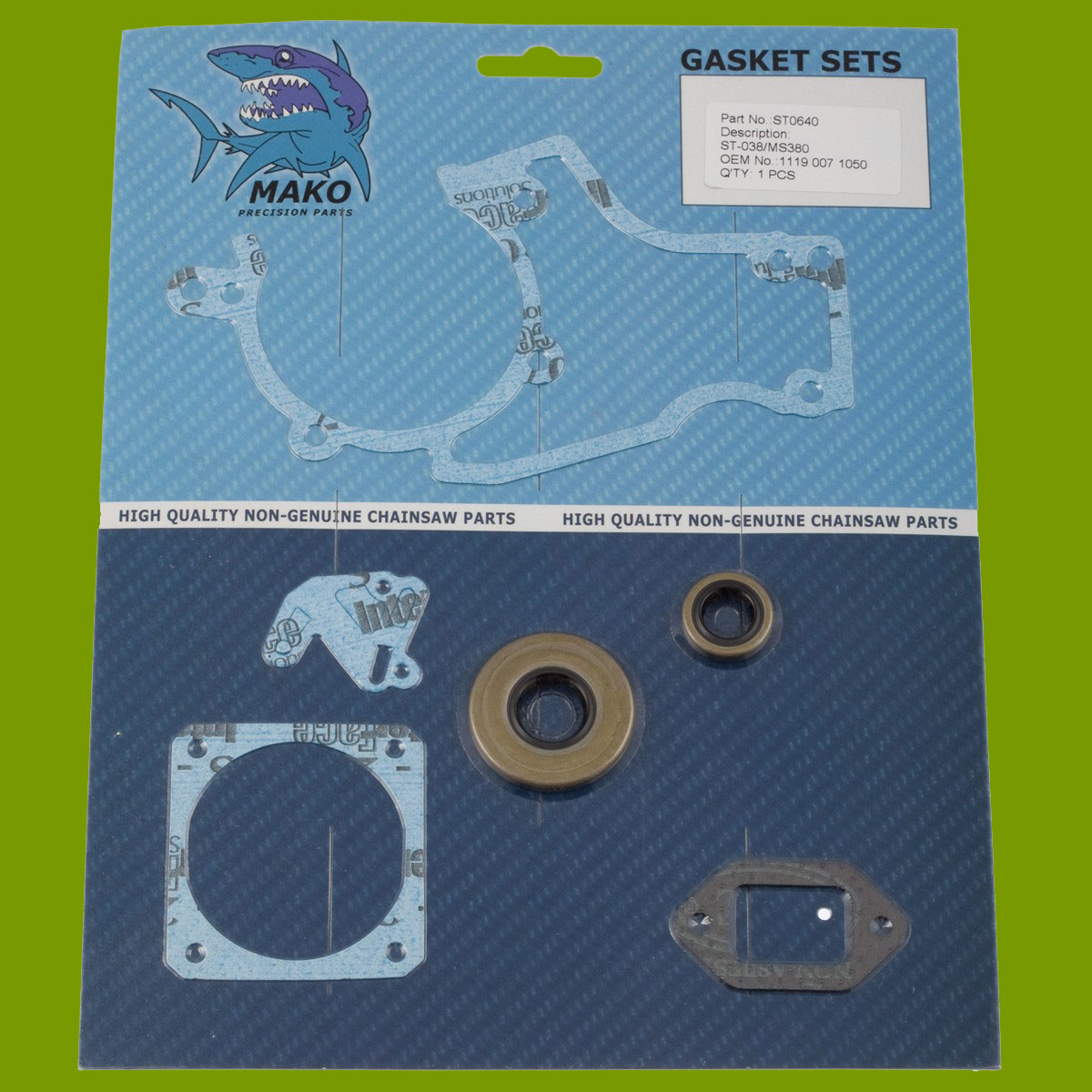 (image for) Stihl Gasket Set for 038 and MS380 1119 007 1050, ST0640